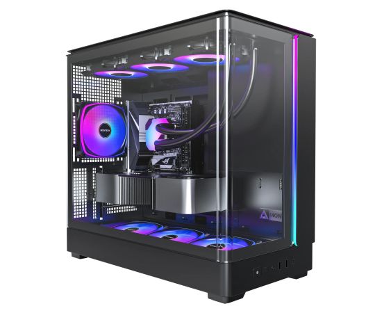 Case MONTECH micro ATX/Mini-ITX Black Midi Tower PC KING 15 PRO KING15PRO(B) Корпуса
