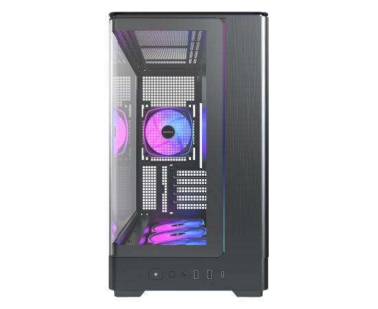 Case MONTECH micro ATX/Mini-ITX Black Midi Tower PC KING 15 PRO KING15PRO(B) Корпуса