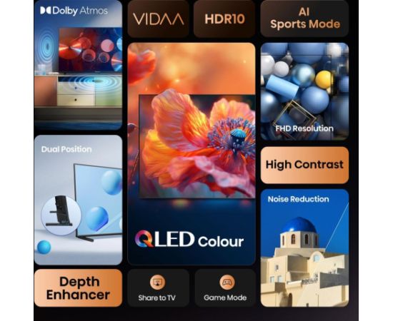 TV Set HISENSE 32A5Q 32" Full HD QLED Телевизоры