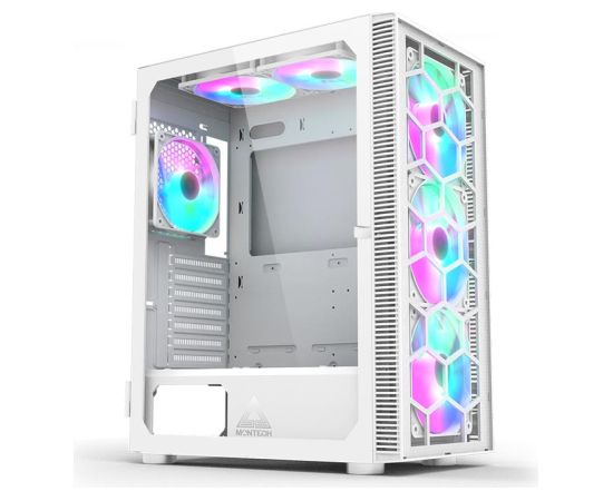 Case MONTECH X3 Glass MidiTower Case product features Transparent panel Not included ATX MicroATX MiniITX Colour White X3GLASS(W) Корпуса