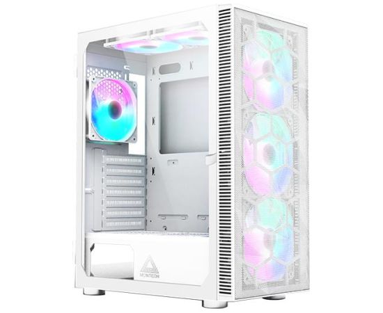 Case MONTECH X3 Mesh MidiTower Not included ATX MicroATX MiniITX Colour White X3MESH(W) Корпуса