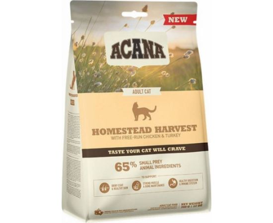 Acana Homestead Harvest Cat 340g Kaķu sausā barība