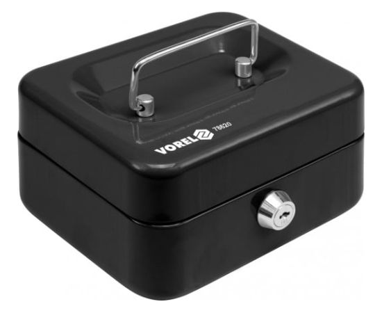 Vorel Kasetka na pieniądze czarna kluczyk 150x120x80mm (78620) Jaunumi - Birojam