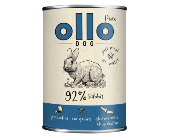 Ollo Pure Królik 400g Suņu barība