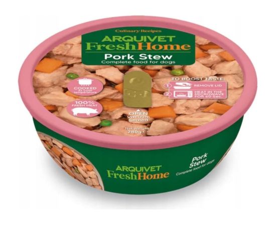 Arquivet Fresh Home Gulasz Wieprzowy 280g Suņu barība