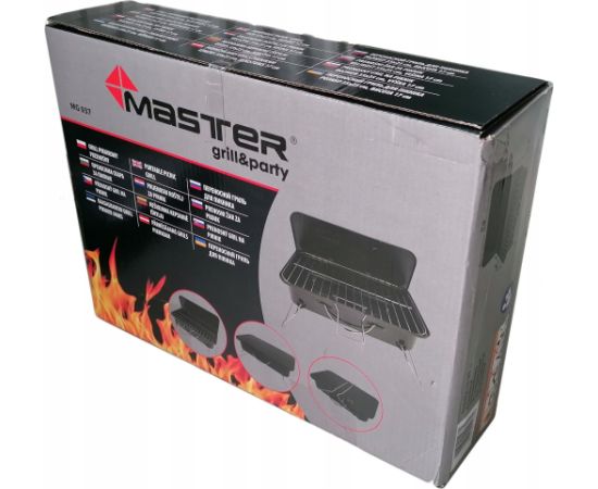 Master MG937 Grill walizkowy węglowy 35 cm x 25 cm Новинки Для дома и сада 