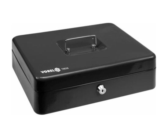 Vorel Kasetka na pieniądze 300 x 240 x 90mm czarna (78630) Новости - Для офиса