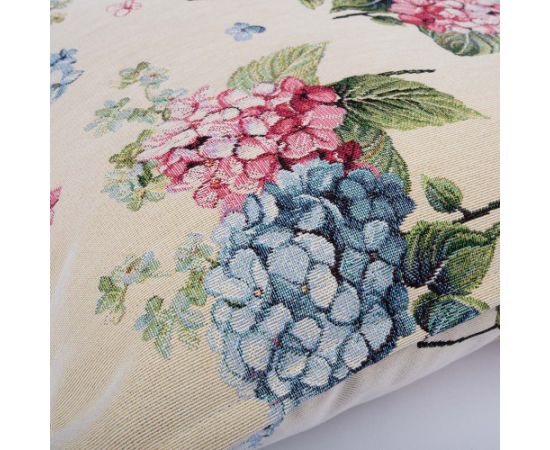 Spilvens HOLLY 45x45cm, hortenzijas Jaunumi -Dārzam