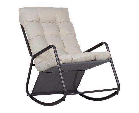 Rocking chair MARIS grey Dārza krēsli