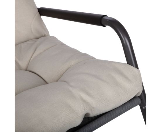 Rocking chair MARIS grey Dārza krēsli