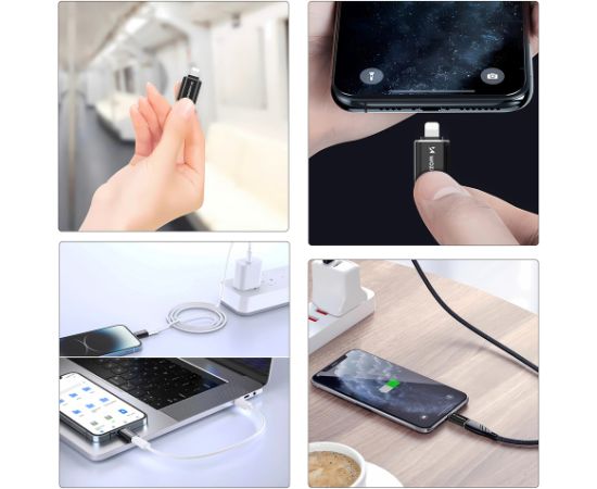 Wozinsky WALC-01 Lightning uz USB-C adapteris - melns Jaunumi - Datori