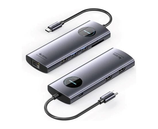 Vention 9-in-1 MST USB-C 4K 100W 5Gbps docking station Datoru dokstacijas