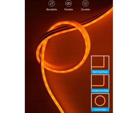 Taśma LED Vention Silicone Neon z pilotem IR i zasilaczem DC 12V 5m Декоративное освещение 
