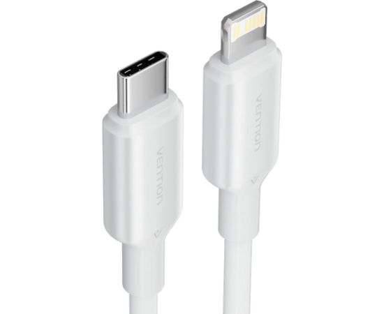 Vention Kabel USB-C do Lightning 3A 480Mbps 1m biały Data USB kabeļi