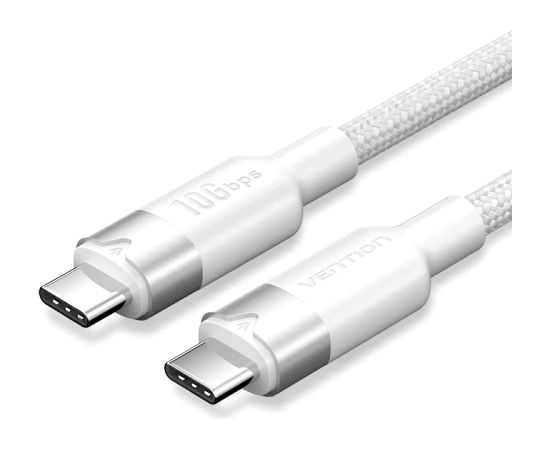 Vention USB 3.2 5A 10Gbps 1m WH USB-C to C cable Data USB kabeļi