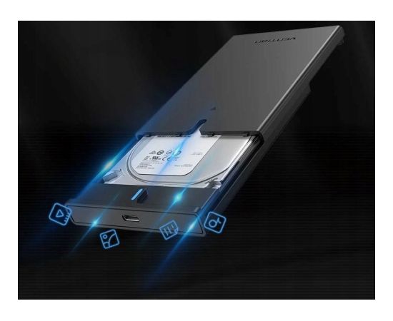 Obudowa dysku twardego SATA 2,5" Vention USB 3.1 Gen2 Korpusi ārējiem HDD, SSD