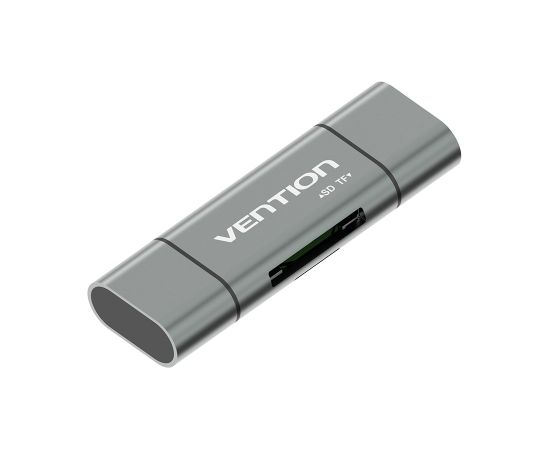 Vention USB3.0 Multi-function Card Reader Gray Metal Type Считыватели карт