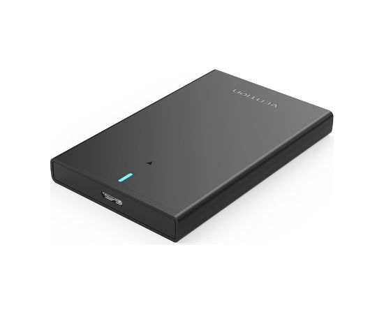 Vention 2.5 Inch SATA Hard Drive Enclosure (USB 3.0 Micro-B) Black Ārējo HDD, SSD korpui