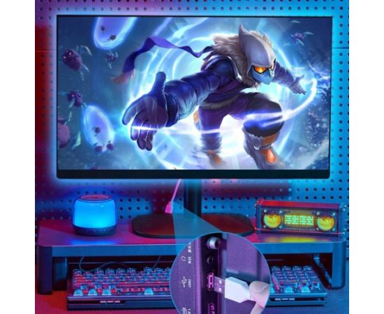 Taśma świetlna Vention RGB FPC LED z pilotem IR zasilanie USB 5V  2m Декоративное освещение 