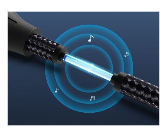 Kabel audio optyczny Vention w oplocie z aluminiowym złączem 5m czarny Dažādi vadi