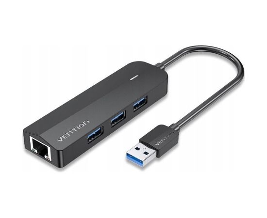 Hub 5w1 Vention USB 3.0 z adapterem Gigabit Ethernet Usb HUB