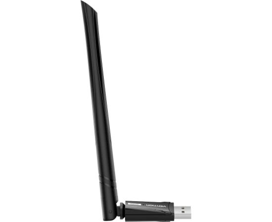 Karta sieciowa Vention AX300 USB Wi-Fi 6 2.4GHz z anteną czarny Wi-fi Adapteri