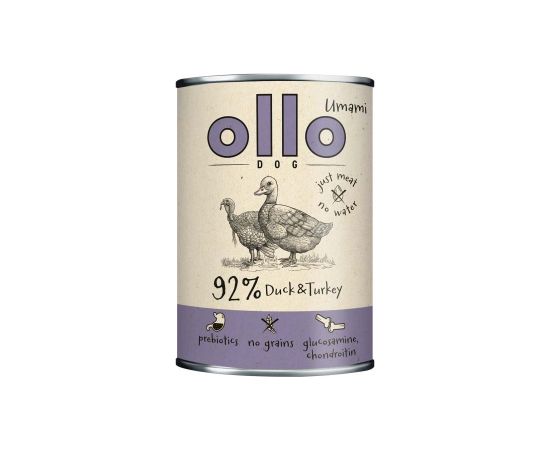 OLLO Umami Duck and turkey - wet dog food - 850g Suņu barība