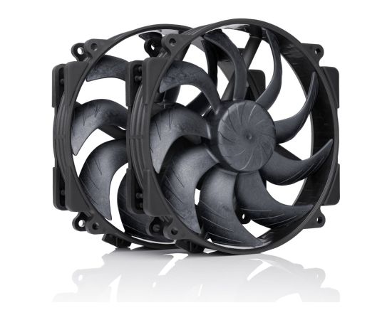 Wentylator NOCTUA 140mm NF-A14x25r G2 PWM Sx2 PP chromax black Korpusu dzesēšana