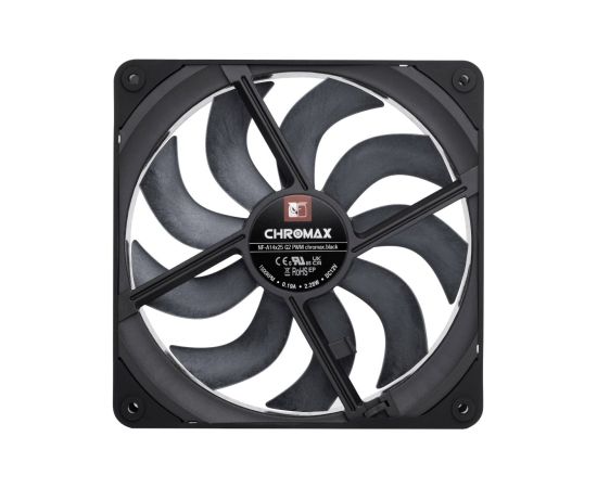 Wentylator NOCTUA 140mm NF-A14x25 G2 PWM chromax black Korpusu dzesēšana