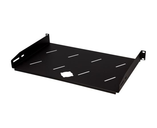 Rack plaukts 19" 1U 300mm MELNS Serveri un to komponentes