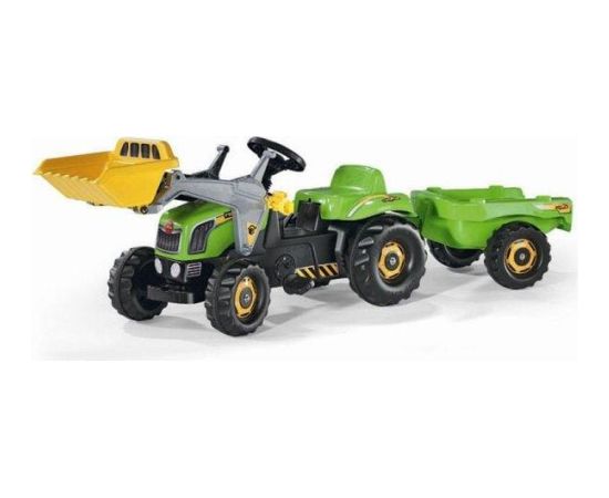 Rolly Toys Traktor Rolly zielony z łyżką i przyczepą 023134 (5023134) Новости - Детские товары