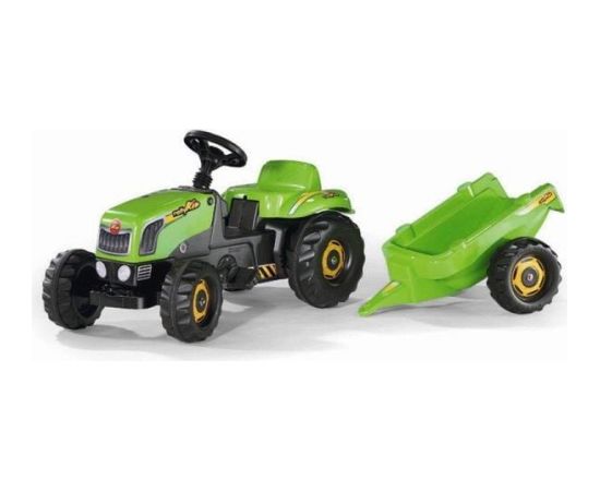 Rolly Toys Traktor Rolly Kid zielony z przyczepą (5012169) Новости - Детские товары