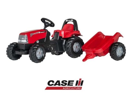 Rolly Toys rolyKid traktor na pedały Case z przyczepką Новости - Детские товары