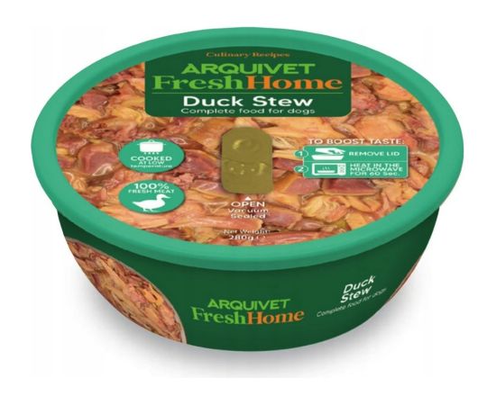 Arquivet Fresh Home Gulasz z Kaczki 280g Suņu barība