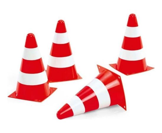 Rolly Toys Rolly Toys Pachołki drogowe Zestaw 4 pachołków Ostzregawczych Новости - Детские товары