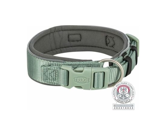 Obroża dla psa Trixie Premium Kolor Zielony Grafit L/XL 53-62 cm Citas preces