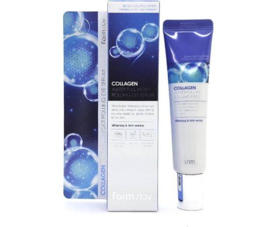 Farmstay Kolagenowe serum pod oczy z koncówką rolującą 25ml Sejas kopšana