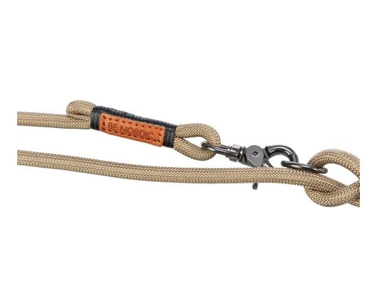 Trixie BE NORDIC, smycz regulowana, dla psa, piaskowa/czarna, linka, S–M: 2.00 m/o 8 mm Citas preces