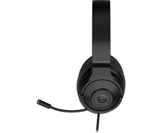 LORGAR Noah 101, Gaming headset with microphone, 3.5mm jack connection, cable length 2m, foldable design, PU leather ear pads, size: 185*195*80mm, 0.245kg, black Austiņas