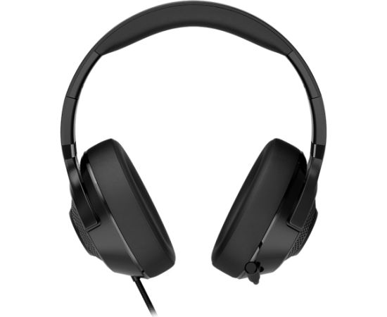 LORGAR Noah 101, Gaming headset with microphone, 3.5mm jack connection, cable length 2m, foldable design, PU leather ear pads, size: 185*195*80mm, 0.245kg, black Austiņas