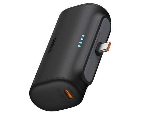 Baseus Compact Powerbank 5000mAh 20W USB-C Melns Power Banks