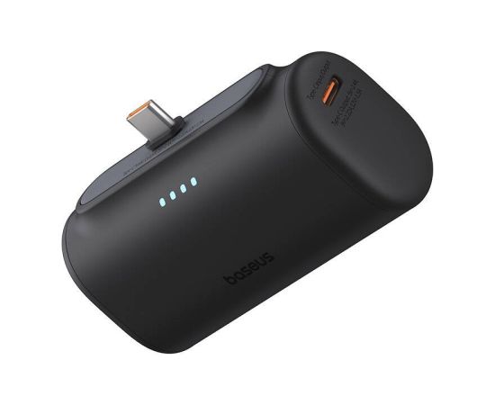 Baseus Compact Powerbank 5000mAh 20W USB-C Melns Power Banks