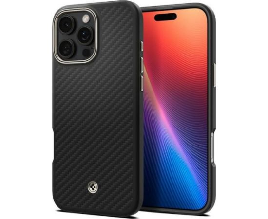 Spigen Enzo Aramid iPhone 16 Pro Max 6,9 " Magsafe melns|natural ACS08501 Neoriģinālie Maciņi