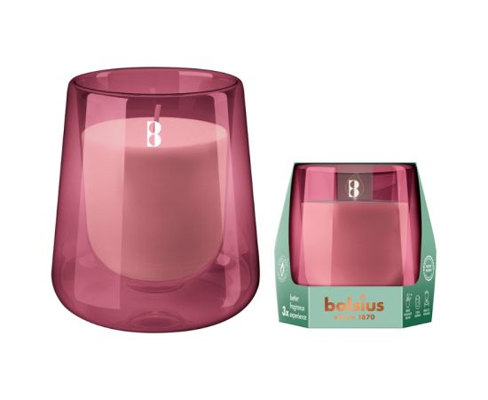 Bolsius Svece arom. stikla gl. Clean Light Ø95x85mm cypress & amber Sveces un svečturi