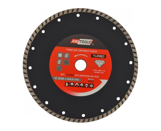 Dimanta disks sausajai griešanai AWTools AW45007; 300x32-25,4-22,2 mm Различные диски