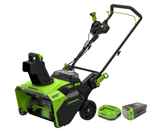 Sniega tīrītājs Greenworks GD60STK8; 60 V; 1x8,0 Ah akum. Снежные фрезы