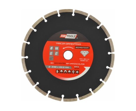 Dimanta griešanas disks AWTools AW45300; 300x25,4x2 mm Различные диски