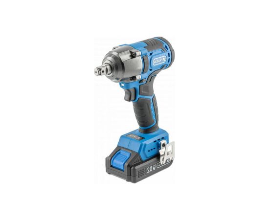 Triecienatslēga Hogert HT2E2002X; 20 V; 2x2,0 Ah akum. Trieciena uzgriežņu pistoles ar akumulatoru