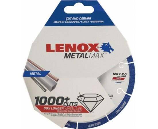 Dimanta griešanas disks Irwin LX2044469; 125x2 mm Dažādi diski