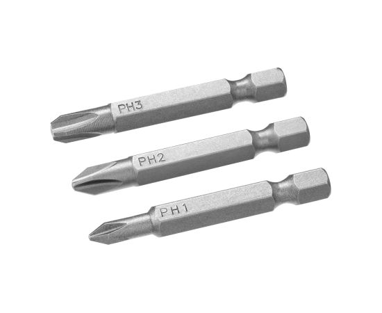 Skrūvgrieža uzgaļu komplekts Irwin IW6061418; PH1/PH2/PH3; 50 mm; 3 gab. Аксессуары для дрелей